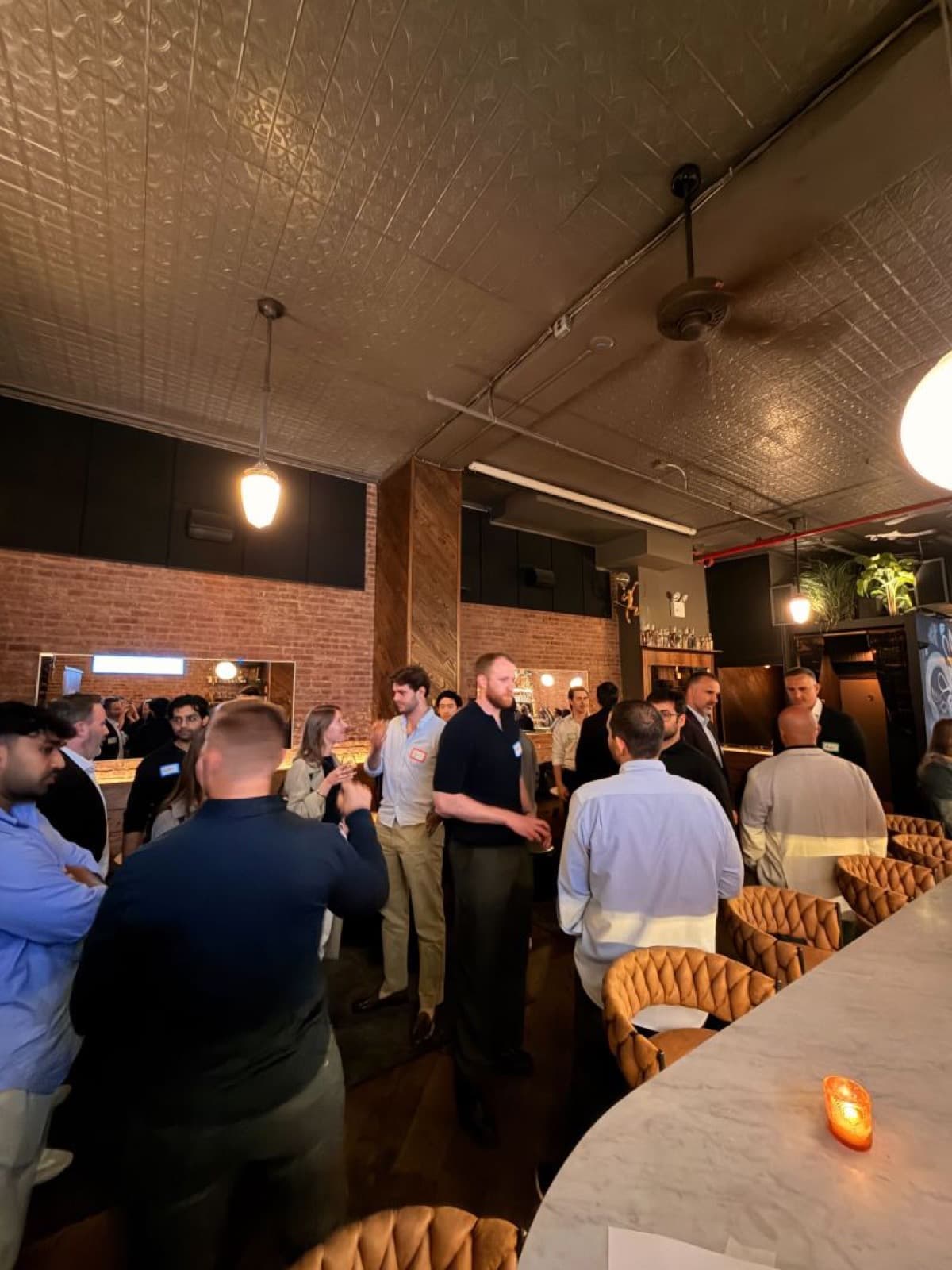 A Bevado meetup at a New York City bar